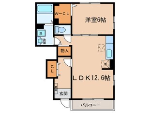 メゾン福田Ⅱの物件間取画像